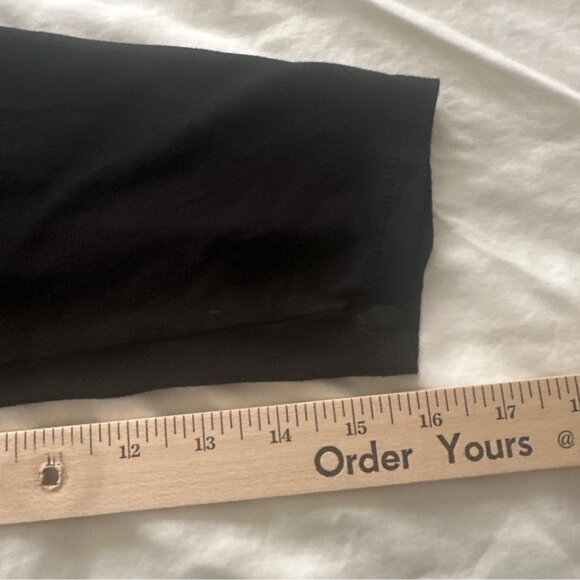 Calvin Klein Womens Black Open Front Cascading Cardigan Jacket 2X Office Preppy - Picture 7 of 7